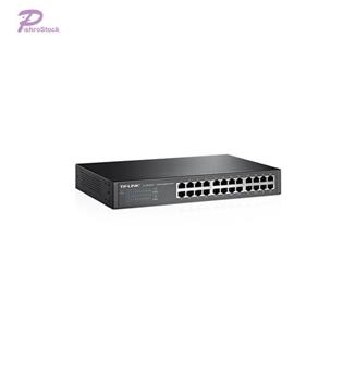 سوئیچ  24 پورت رکمونت غیر مدیریتی TP-Link مدل TL-SF1024D 